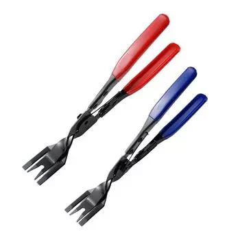 Щипцы для снятия зажимов автомобильной отделки, дверной панели, обивки приборной панели, плоскогубцы для разборки, инструмент для установки автомобильных фар красный