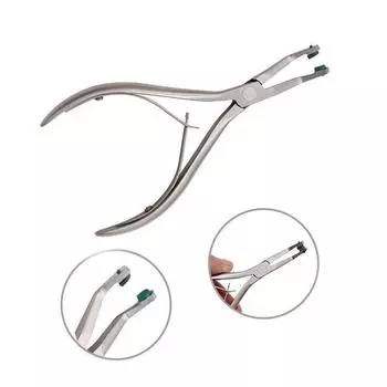 Щипцы для снятия зубной коронки, щипцы для снятия коронки с зеленой подушечкой, инструмент для снятия коронки