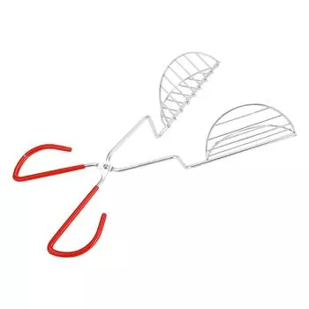 Щипцы для тако из нержавеющей стали V-образной формы, фритюрница с хрустящей корочкой, кухонный инструмент с длинной ручкой, фритюрница для тако L(for 6.5-9kg)