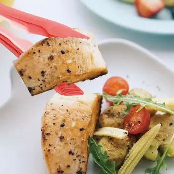 Щипцы для тостера 3 размеров, многофункциональные зажимы для хлеба, противоскользящие зажимы для еды, термостойкие кухонные принадлежности для выпечки, экономящие пространство, современные синий