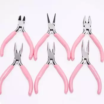 Щипцы для ювелирных изделий из бисера, инструменты и оборудование, комплект длинных игл, круглые щипцы для резки проволоки, аксессуары для инструментов для самостоятельного изготовления ювелирных изделий