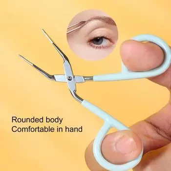 Щипцы для волос с закругленными краями. Экономия труда. Высокая твердость. Полезная удобная ручка. Пинцет для удаления бровей. Женская поставка.
