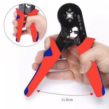 Щипцы для зачистки проводов Многофункциональные высокопрочные клещи для обжима кабелей Инструмент для зачистки кабеля Домашнее использование синий