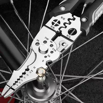 Щипцы для зачистки проводов Удобная ручка Эргономичный портативный Титановая сталь Электрическая зачистка