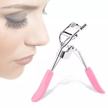Щипцы для завивки ресниц из нержавеющей стали, ручное мини-портативное устройство для локального завивки глаз 1 розовый