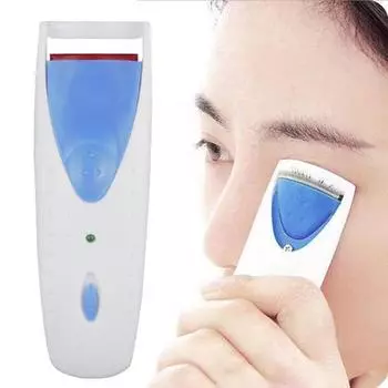 Щипцы для завивки ресниц, натуральные, быстро нагревающиеся, в форме глаз, изогнутые, электрические, быстрые, инструмент для завивки ресниц для офиса зелёный