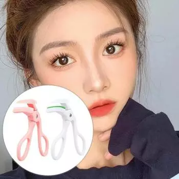 Щипцы для завивки ресниц, простой в использовании инструмент для снятия макияжа с защитой от царапин, инструмент для макияжа для начинающих белый