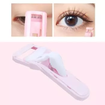 Щипцы для завивки ресниц, простые в использовании, яркие, цветные, мини-щипцы для завивки ресниц для дома зелёный