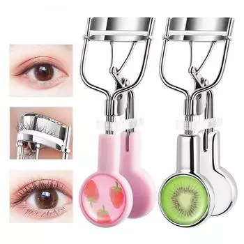 Щипцы для завивки ресниц вздернуты, завиток держится долго, Щипцы для завивки ресниц широкоугольные, а также женщина-подсолнух strawberry