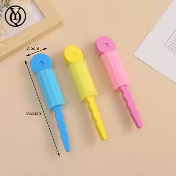 Щипцы для завивки Sleeping Beauty Sponge — щадящий и бережный инструмент для волос Daiso curling iron (3 pcs OPP) как