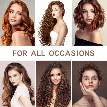 Щипцы для завивки волос, 3 ствола, 22 мм, яичный рулет, щипцы для завивки волос, щипцы для волос, регулируемая температура EU Plug разноцветный