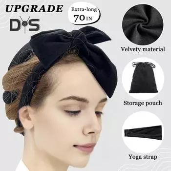 Щипцы для завивки волос без нагрева, не повреждающие волосы, с резинками для волос, безопасные в использовании, набор для ухода за волосами розовый