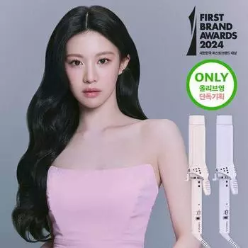 Щипцы для завивки волос Bodana Glam Wave 40 мм, пудрово-фиолетовый/пудрово-розовый, 2 типа, выберите 1 40mm powder pink