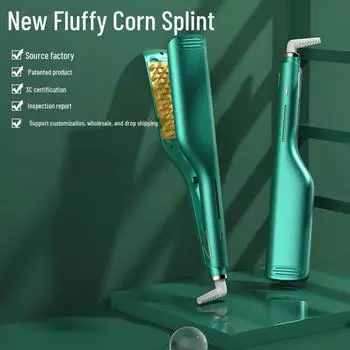 Щипцы для завивки волос из кукурузного шелка : Усилитель пушистости корней с технологией отрицательных ионов». Fluffy