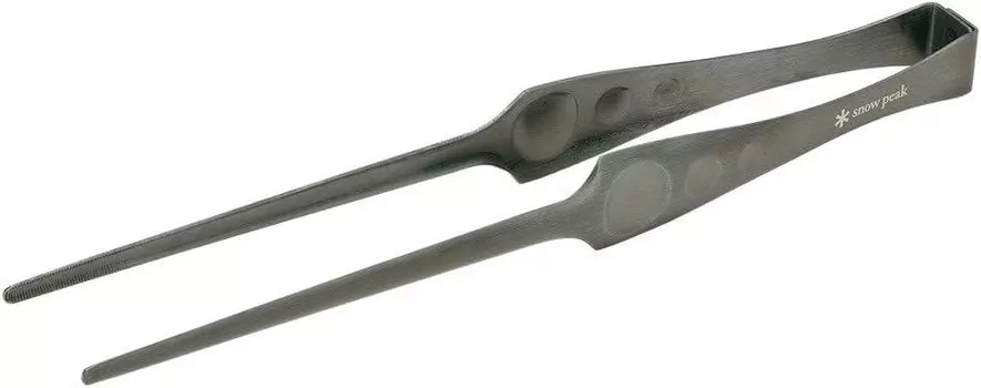 Щипцы из нержавеющей стали Snow Peak Pitts для барбекю Yakiniku с конической конструкцией, устойчивые к коррозии, для кемпинга на открытом воздухе CS-370
