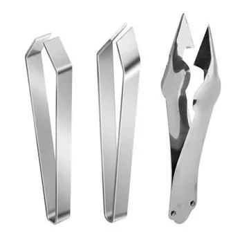 Щипцы с чеснокочисткой Для удаления фруктов и овощей Прочный пинцет для рыбных костей