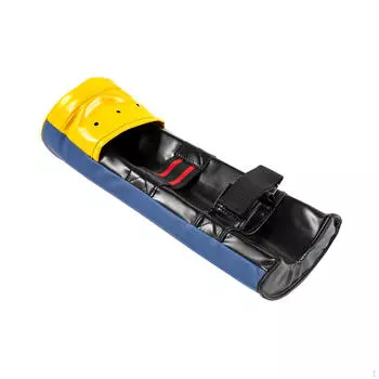 Щит для ударов ногами для занятий тхэквондо и кикбоксингом L синий