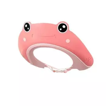 Щит для волос Шапка для мытья волос Шампунь Артефакт Крышка для ванны Новая детская шапочка для душа Дети розовый