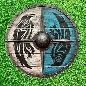 Щит викинга Raven Bird, щит викинга Ragnar, деревянный щит викинга для косплея, подарок как