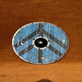 Щит викингов из коры 60,96 см, ручная работа, аутентичный дизайн, поношенный в бою, для коллекционеров, реконструкций