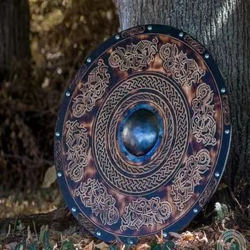 Щит викингов, скандинавский дракон, настенный декор викингов, деревянная стена, домашний декор ручной работы, подарок на день отца для него