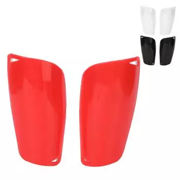 Щитки для голени для футбола небольшого размера, удобные компактные щитки для детей и подростков Red