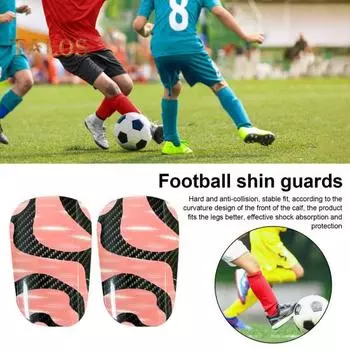 Щитки для мини-футбола для детей, молодежи, взрослых, маленькие щитки для защиты голени, футбольное защитное снаряжение с амортизацией EVA для тренировок и соревнований S розовый