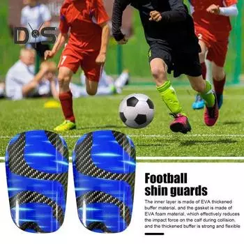 Щитки для мини-футбола для детей, молодежи, взрослых, маленькие щитки для защиты голени, футбольное защитное снаряжение с амортизацией EVA для тренировок и соревнований S оранжевый