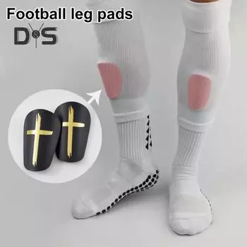 Щитки для мини-футбола, маленькие щитки для голени с подушкой из ЭВА для детей, молодежи, взрослых, защита голени для тренировок по футболу на открытом воздухе XS чёрный