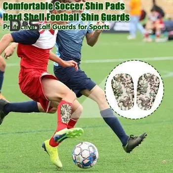 Щитки для мини-футбола, щитки для голени для подростков и взрослых, амортизирующее защитное снаряжение для ног из ЭВА для тренировочных матчей по футболу S разноцветный