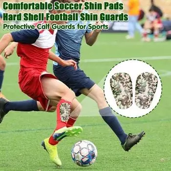 Щитки для мини-футбола, щитки для голени для подростков и взрослых, амортизирующее защитное снаряжение для ног из ЭВА для тренировочных матчей по футболу S разноцветный