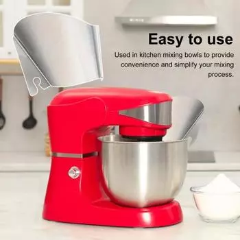 Щиток для заливки из нержавеющей стали для миксера с металлическим миксером, крышка для заливки 2pcs