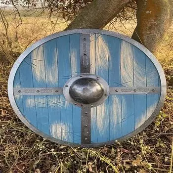 Щиты Фенрира Серого Волка. Настоящие щиты викингов, поношенные в бою. Щит для украшения дома