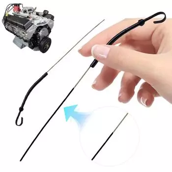 Щуп для измерения уровня масла в двигателе, сменный щуп со стороны водителя, стальной гибкий щуп для измерения уровня масла для Chevrolet SBC 283 327 350 383 400