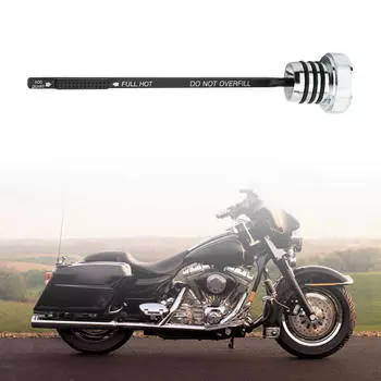 Щуп для измерения уровня моторного масла 63187FB3 Прочный, простой в установке, запасные части в сборе с прямым узором серебряный