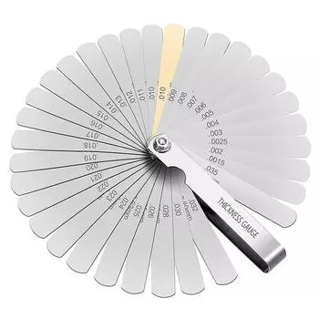 Щуп латунный 32 мм лезвие дюйм нержавеющая сталь точный складной широко используемый лезвие калибр для Wo