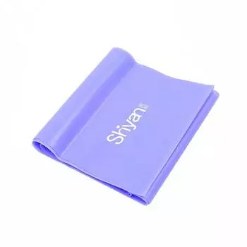 Shi Yan Yoga Elastic Band Rubber Resistance Tension Band Strength Training Yoga Fitness Slimming Latex Pull Resistance Band Light purple (2.5 m 25 lb)