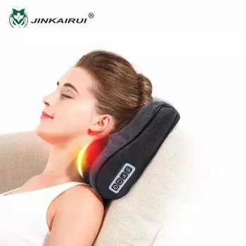 Shiatsu Back and Neck Massager with Heat, 3D Deep Tissue Kneading,Electric Massage Pillow for Chair Car on Shoulders,Legs,Foot EU Plug