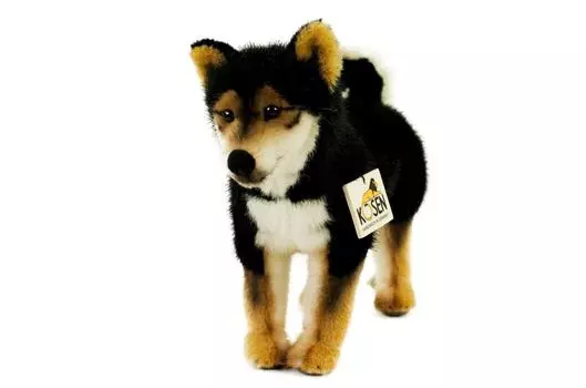 Shiba Inu 28cm Dog Plush Toy (Black, Tachi) чёрный