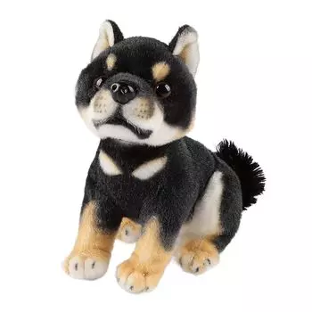 shiba inu animal stuffed toy Shiba Inu hugging pillow dog toys cute shiba inu toy interior figurines gift gift (black)