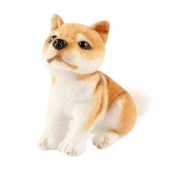 shiba inu animal stuffed toy Shiba Inu hugging pillow dog toys cute shiba inu toy interior figurines gift gift (brown & white)