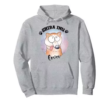 Shiba Inu dog mom Shiba Inu dad cute dog graffiti Shiba Inu hoodie чёрный