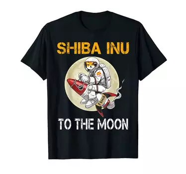 Shiba Inu To The Moon Shirt Shiba Coin Cryptocurrency T-Shirt