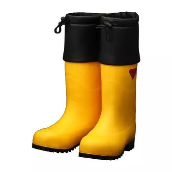 SHIBATA Cold Weather Safety Boots Safety Bear Polar Bear Cold Weather Boots #1001 (Yellow) AC091-22.0