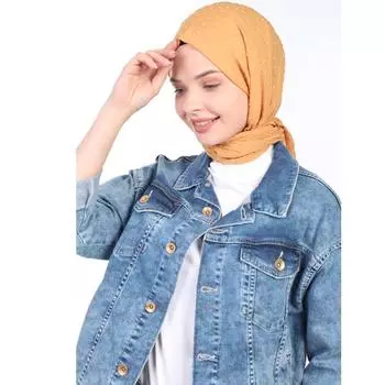 Шифоновая шаль Miray Ptpit Gold