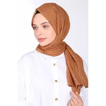 Шифоновая шаль Miray Ptpit Темно-Золотой