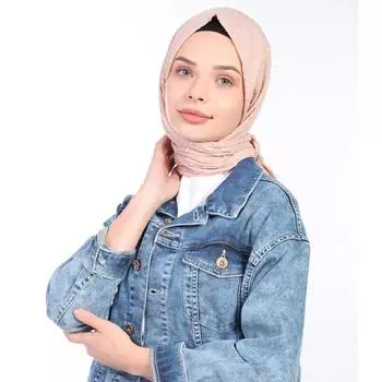 Шифоновая Шаль Miray Ptpt Светло-Бежевый