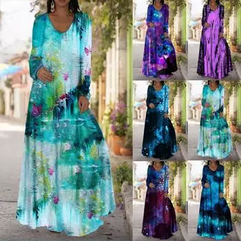 Шифоновое платье Шифоновое кружевное платье Вечерние платья для подружек невесты Женщины XXXL синий