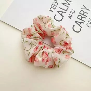 Шифоновые цветы Эластичные резинки для волос Цветочные скранчи для волос Женские аксессуары для волос Держатель для хвостика Резинки для волос Резинка