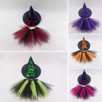 Шифоновые юбки, комплект шляп для взрослых и детей, газовая тюль, балетная юбка, плиссированная пышная юбка, оборки, сетка фиолетовый